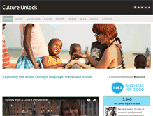 Tablet Screenshot of cultureunlock.com